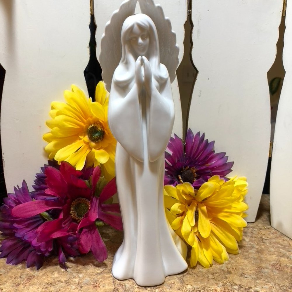 1986 J McClelland Personalized Praying Angel "Adoration" Exclusive Edition